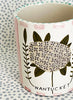 Pottery * Mugs * Hydrangea Pink