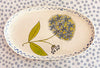 Pottery * Dishes * Oval * Hydrangea