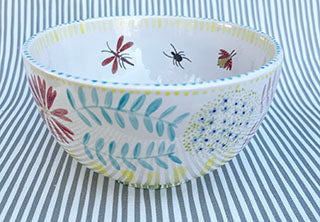 One Of A Kind * Big Bowl * Flora and Fauna and Insects