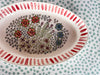 Dishes * 4 Inch Oval * Drawn To Flowers