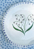 Dishes * 4 Inch Round * Lily Of The Valley