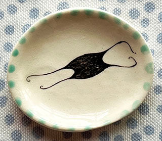 Pottery * Wee Dish * Mermaid's Purse