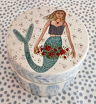 Boxes * 3 Inch Round * Rosy Mermaid