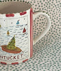 Nantucket * 12 oz  Mug * Nantucket Stroll * Red