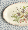 Dishes * 4 Inch Oval * Red Lilacs