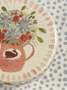 Pottery * Small Round Box * Pink Pitcher
