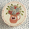 Pottery * Small Round Box * Pink Pitcher