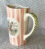 Pitchers * Pink Stripes