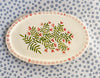 Dishes * 4.5 Inch Oval * Pink Sprig