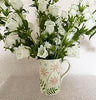 Pottery * Italian Pitcher * Pink Daisies