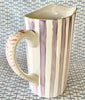 Pitchers * Lavender Stripes