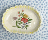Scalloped Dish * Rose Bunch