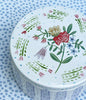 Boxes * Large 4 Inch  Ceramic  Box * Rose Bunch