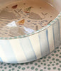 Nantucket * Small Pet Bowl * Blue and Turquoise