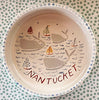 Nantucket * Small Pet Bowl * Blue and Turquoise