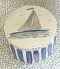 Boxes * 4 Inch Round * Sailboat