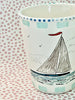Pottery * Cup * Sailboat