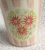 Pottery * 8 oz Cup * Pink Daisy