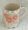 Nantucket * 12 oz Mug * Shasta Daisies With Blue Stripes