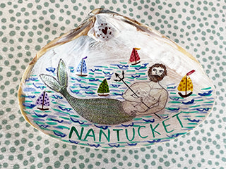 SALE! * Nantucket Shell * Who's Your Merman?