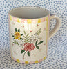 Pottery * 12 oz Mug * Yellow Rose Sunshine