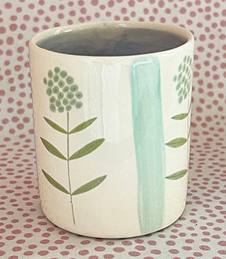 Pottery * Little Cup * Flower Stripes