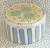 Boxes * 4 Inch Round * Turquoise Shasta Daisies