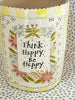 Pottery * Vase * Think Happy Yellow