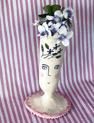 Friendship Vase * Handmade * Violet