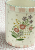 Pottery * 12 oz Mug * Big Bouquet With Pink Stripes