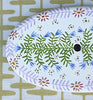 Lightship Basket Supplies * Whale and Flowers * 8 inch Oval Purse Top