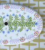 Lightship Basket Supplies * Whale and Flowers * 8 inch Oval Purse Top