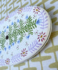 Lightship Basket Supplies * Whale and Flowers * 8 inch Oval Purse Top