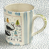 Nantucket * 12 oz Mug * Whale With Blue Stripes