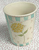 Pottery * 8 oz Cup * Yellow Hydrangea