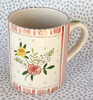 Pottery * 12 oz Mug * Yellow Rose