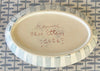 One Of A Kind * 4 Inch Oval Dish * Flowers and Butterflies