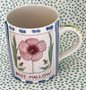 Pottery * Mugs * Wildflowers Of Nantucket * Rose Mallow * 12 oz