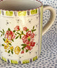 Pottery * 12 oz Mug * Circle Flowers