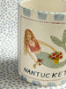 Nantucket * 12 oz Mug * Mermaid With Blue Stripes