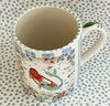 Pottery * 12 oz Mug * Mermaid Love With Blue Stripes