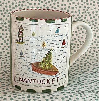 Nantucket * 12 oz mug * Nantucket Stroll * Green