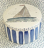 Boxes * 4 Inch Round * Sailboat