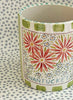 Nantucket * 12 oz Mug * Shasta Daisies With Green Stripes