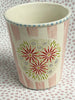 Pottery * 8 oz Cup * Pink Daisy