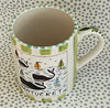 Nantucket * 12 oz Mug * Whales With The Rainbow Fleet * Green