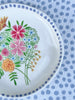 Pottery * Round Dish * Jungle Bouquet