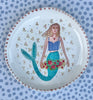Pottery * Round Dish * Mermaid