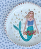 Pottery * Round Dish * Mermaid