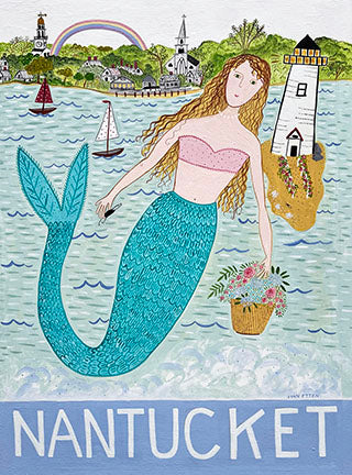 Prints * Bouquet Series * Nantucket Mermaid